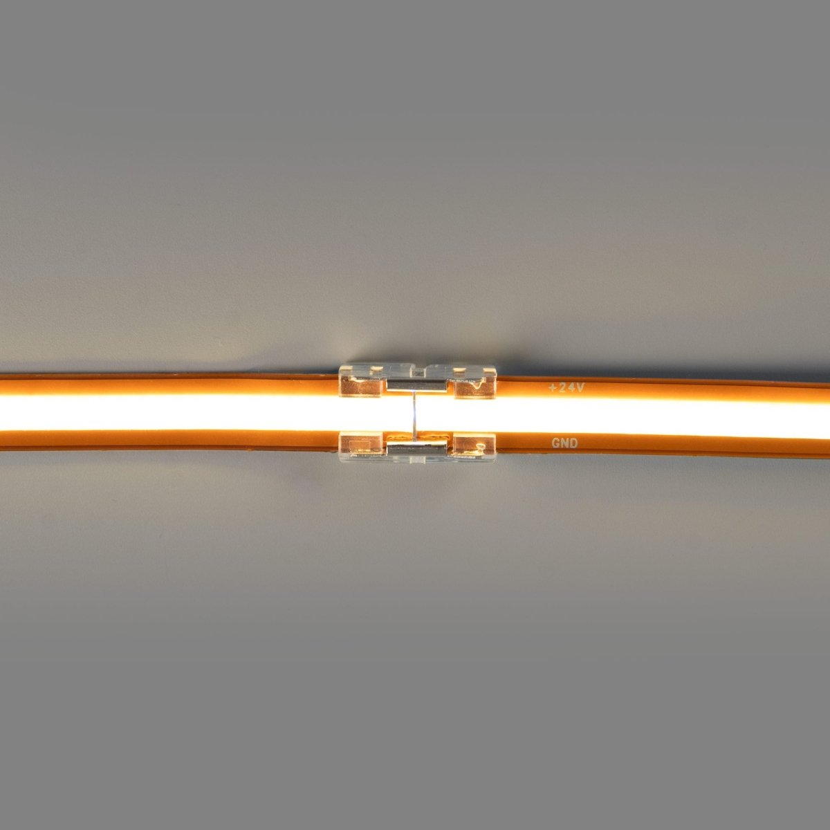 Conector rápido CLIP INVISIBLE 2 pin Unión tira a tira monocolor 8mm IP20 - Barcelona Led-Accesorios