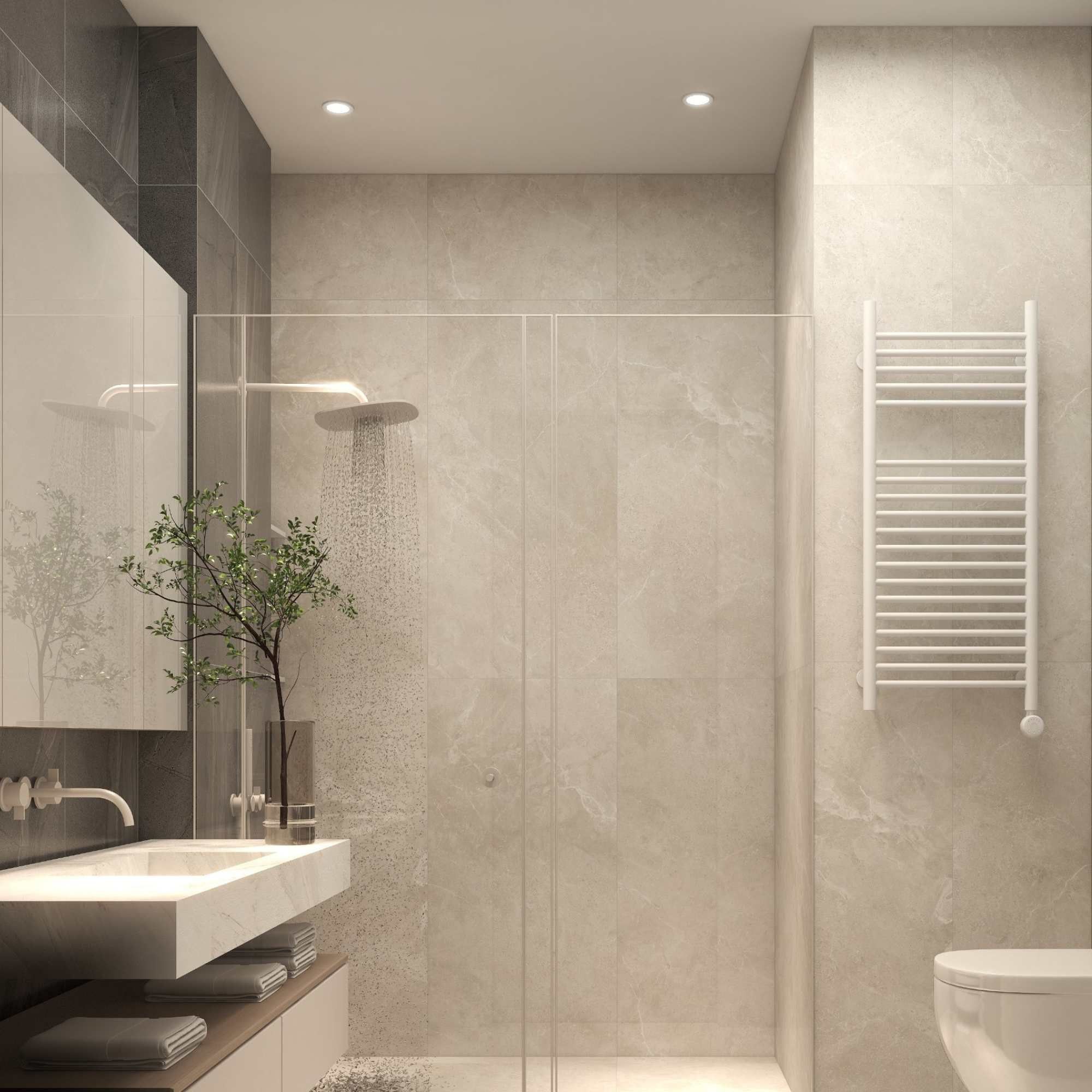 Kit Downlight LED exterior 5W - IP65 -  3000K + Aro intercambiable - TRIAC regulable - Corte Ø68mm (5)