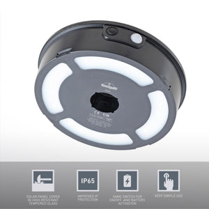 Bolardo solar LED "FELICE 800" con sensor PIR - 73 cm - 4000K - 2 modos de funcionamiento (7)