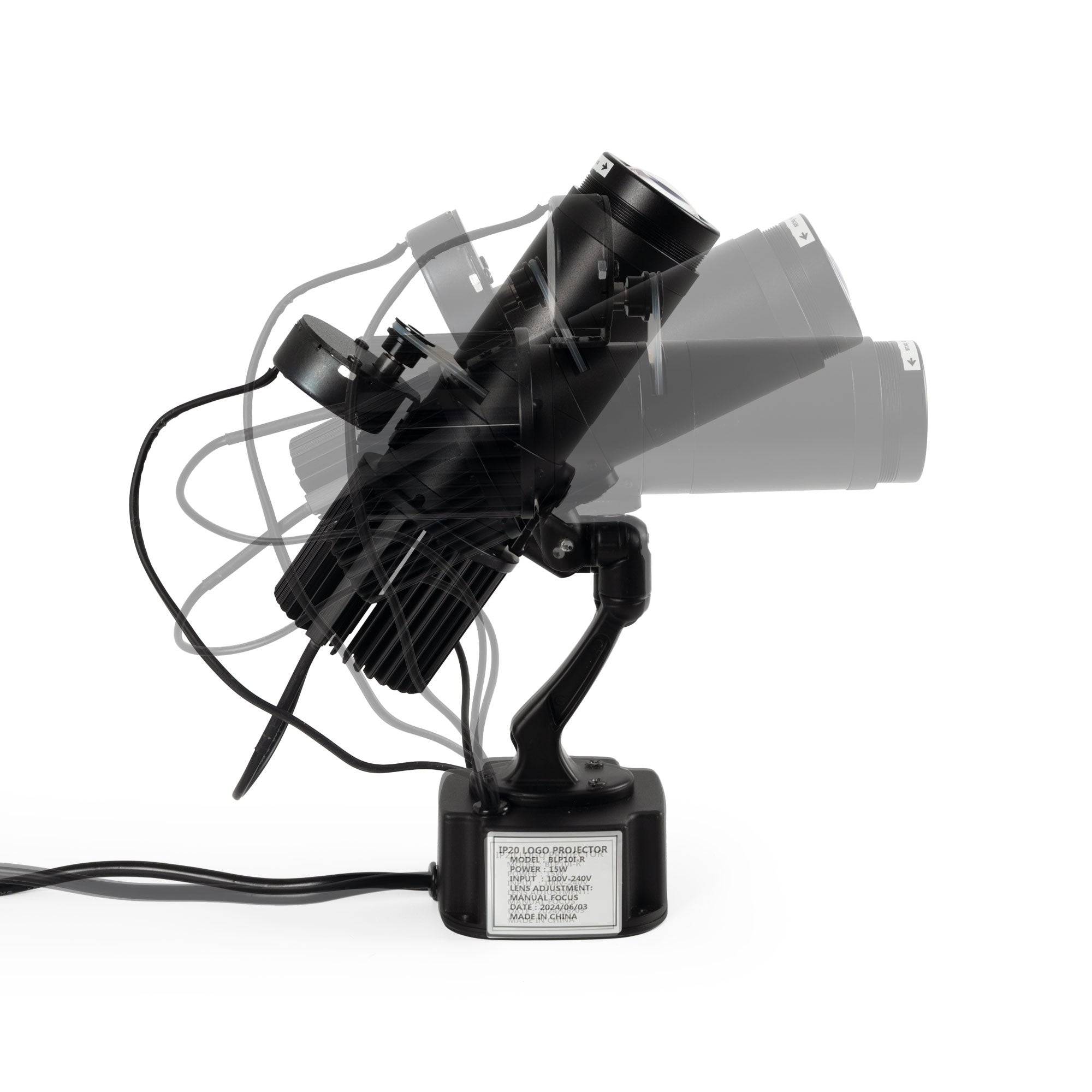 Proyector de logos LED GOBO 15W rotativo interior - Óptica 20° - IP20 (15)