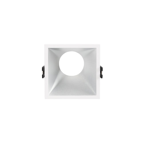 Square recessed downlight ring - Low UGR - Cutout 85 x 85mm