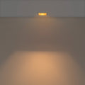 Asymmetrical square recessed downlight ring - Low UGR - Cutout 75x75mm 3