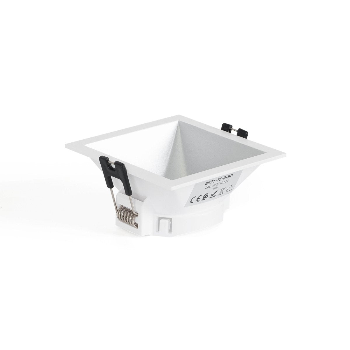 Aro downlight empotrable cuadrado - Bajo UGR - Corte 75 x 75mm - Barcelona Led-Accesorios