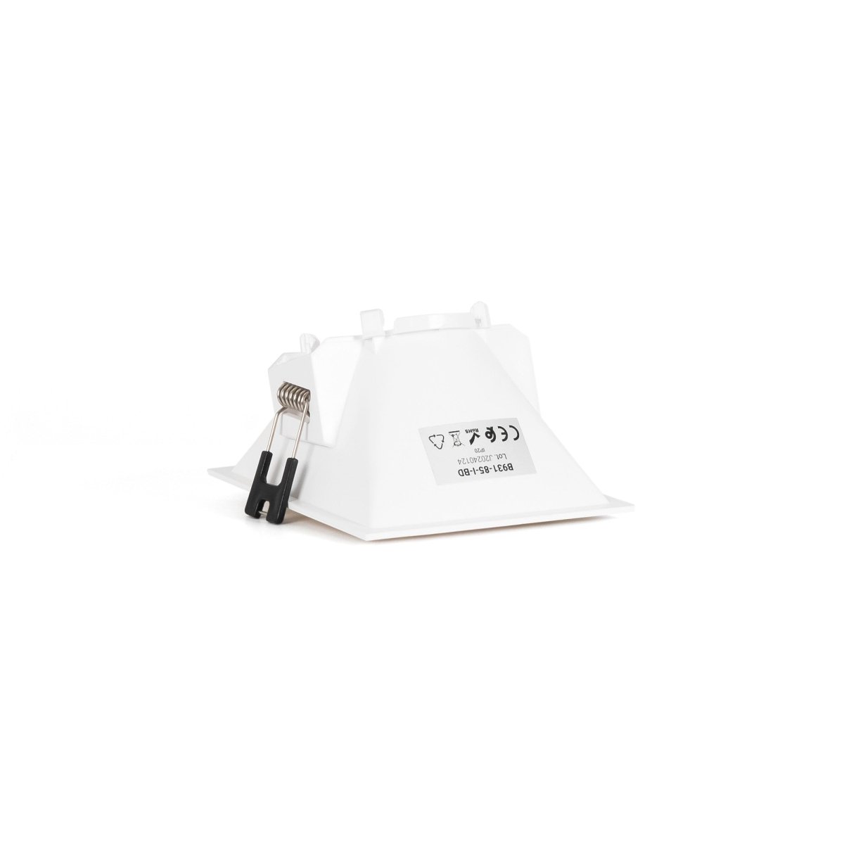 Aro downlight cuadrado asimétrico - Bajo UGR - Corte 85 x 85mm - Barcelona Led-Accesorios