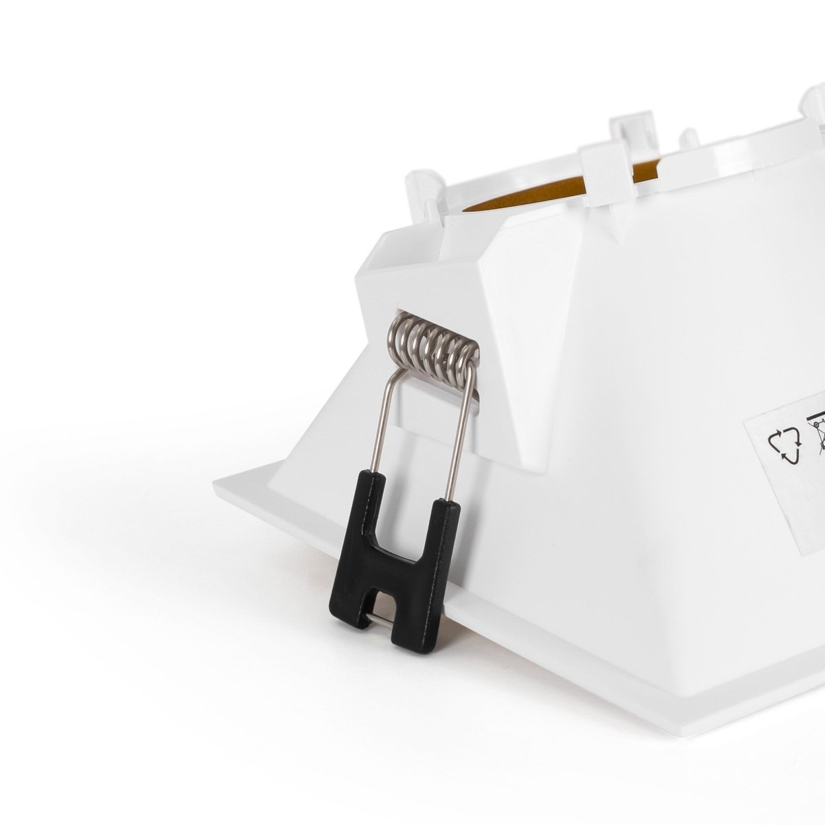 Aro downlight cuadrado asimétrico - Bajo UGR - Corte 85 x 85mm - Barcelona Led-Accesorios