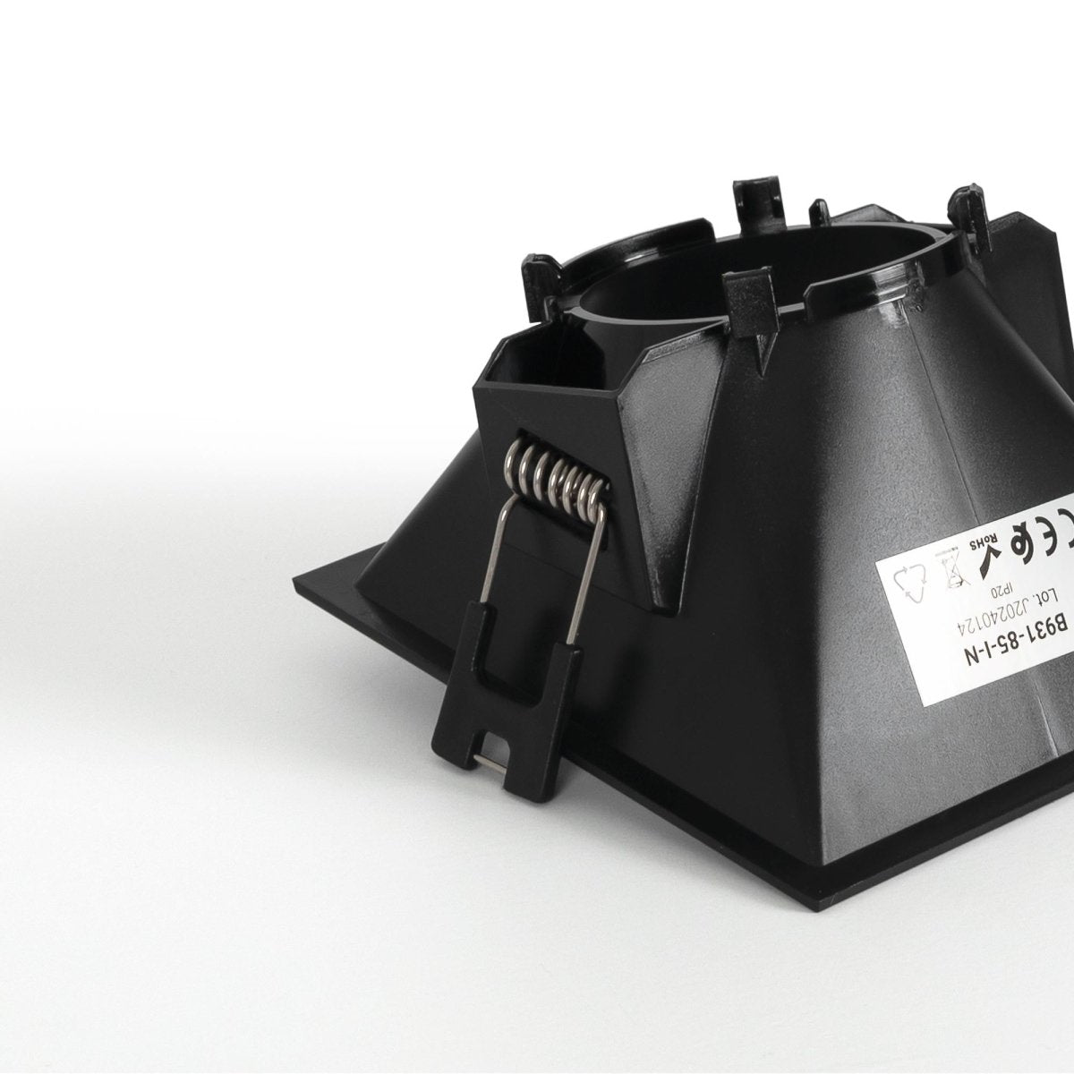 Aro downlight cuadrado asimétrico - Bajo UGR - Corte 85 x 85mm - Barcelona Led-Accesorios