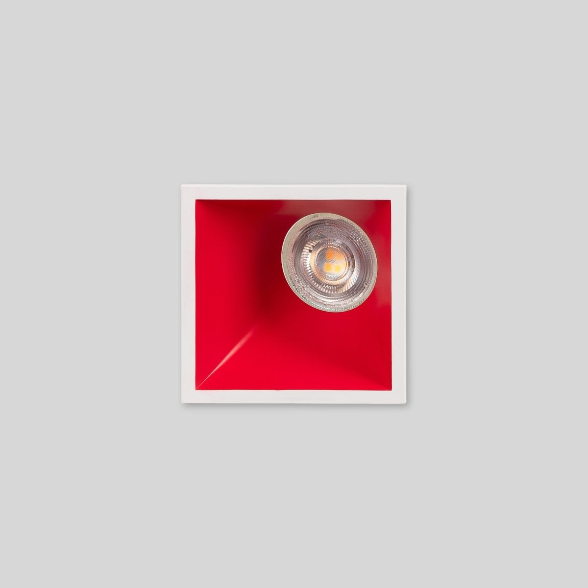Aro downlight cuadrado asimétrico - Bajo UGR - Corte 85 x 85mm - Barcelona Led-Accesorios