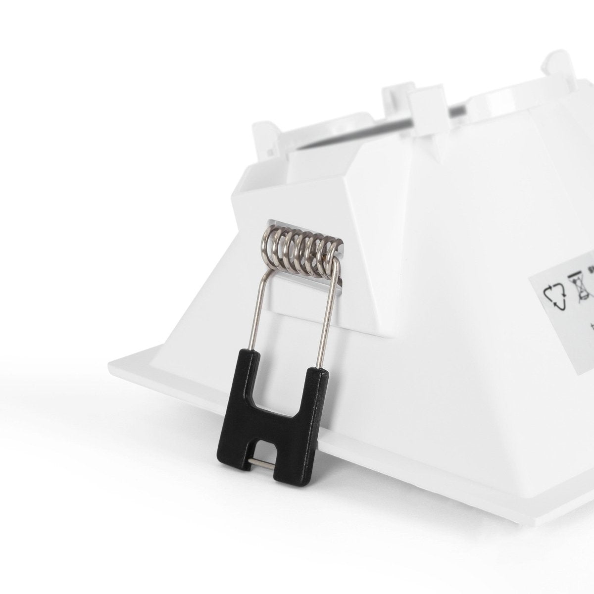 Aro downlight cuadrado asimétrico - Bajo UGR - Corte 85 x 85mm - Barcelona Led-Accesorios