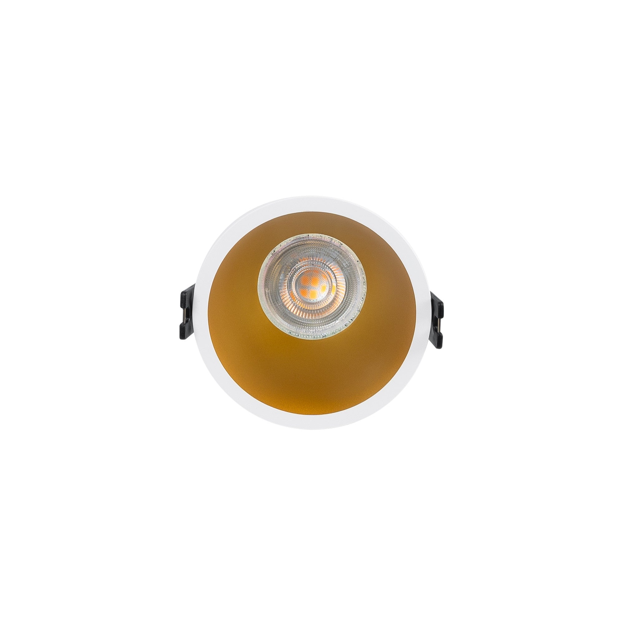 KIT Aro empotrable fijo Ø93mm + Bombilla GU10 5,4W + Portalámparas (18)