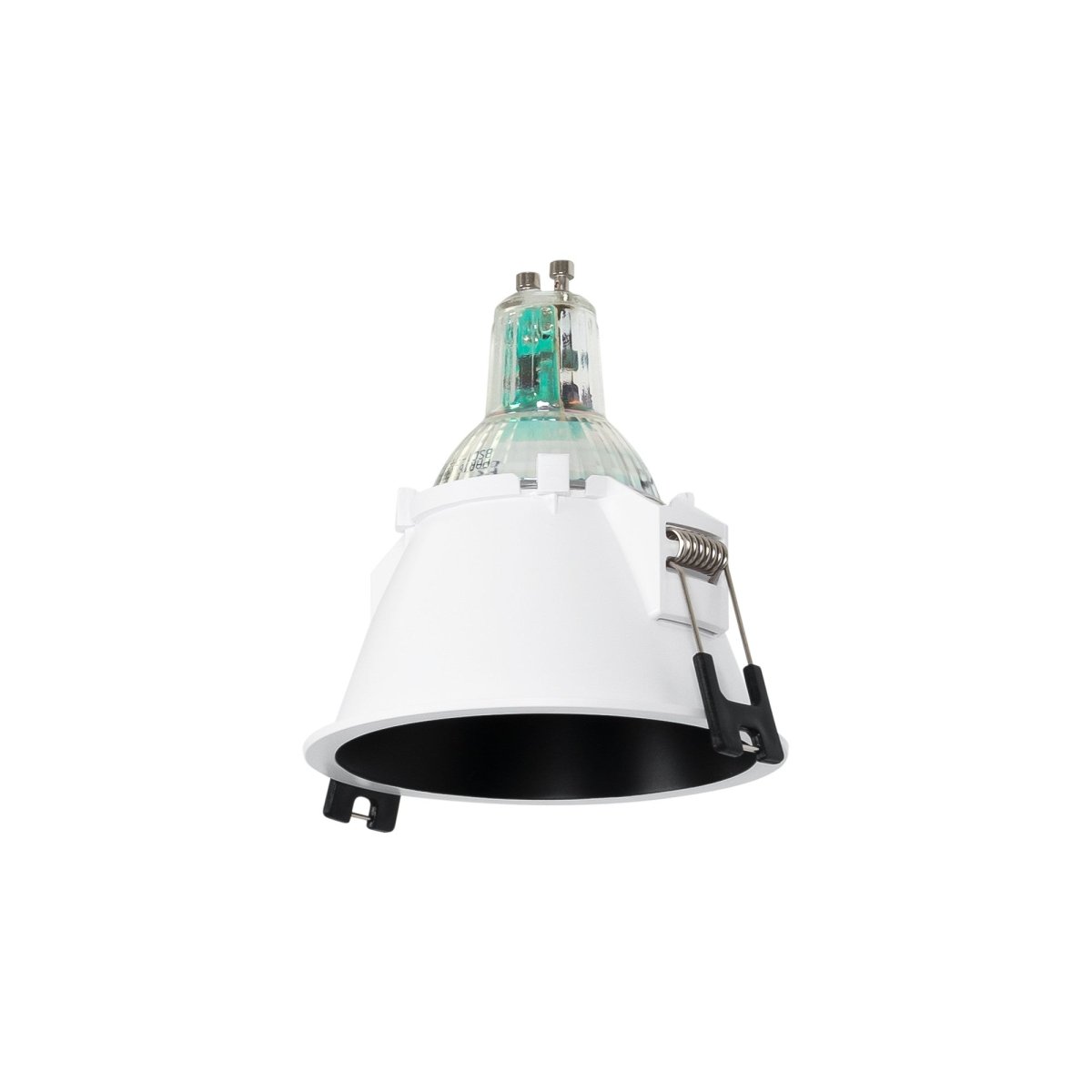 KIT Aro empotrable fijo Ø93mm + Bombilla GU10 5,4W + Portalámparas - Barcelona Led-