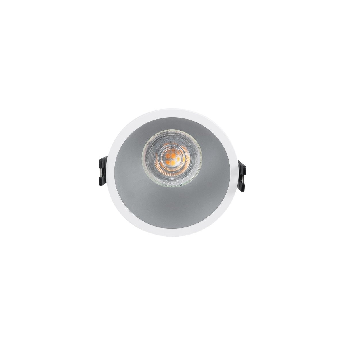 KIT Aro empotrable fijo Ø93mm + Bombilla GU10 5,4W + Portalámparas - Barcelona Led-