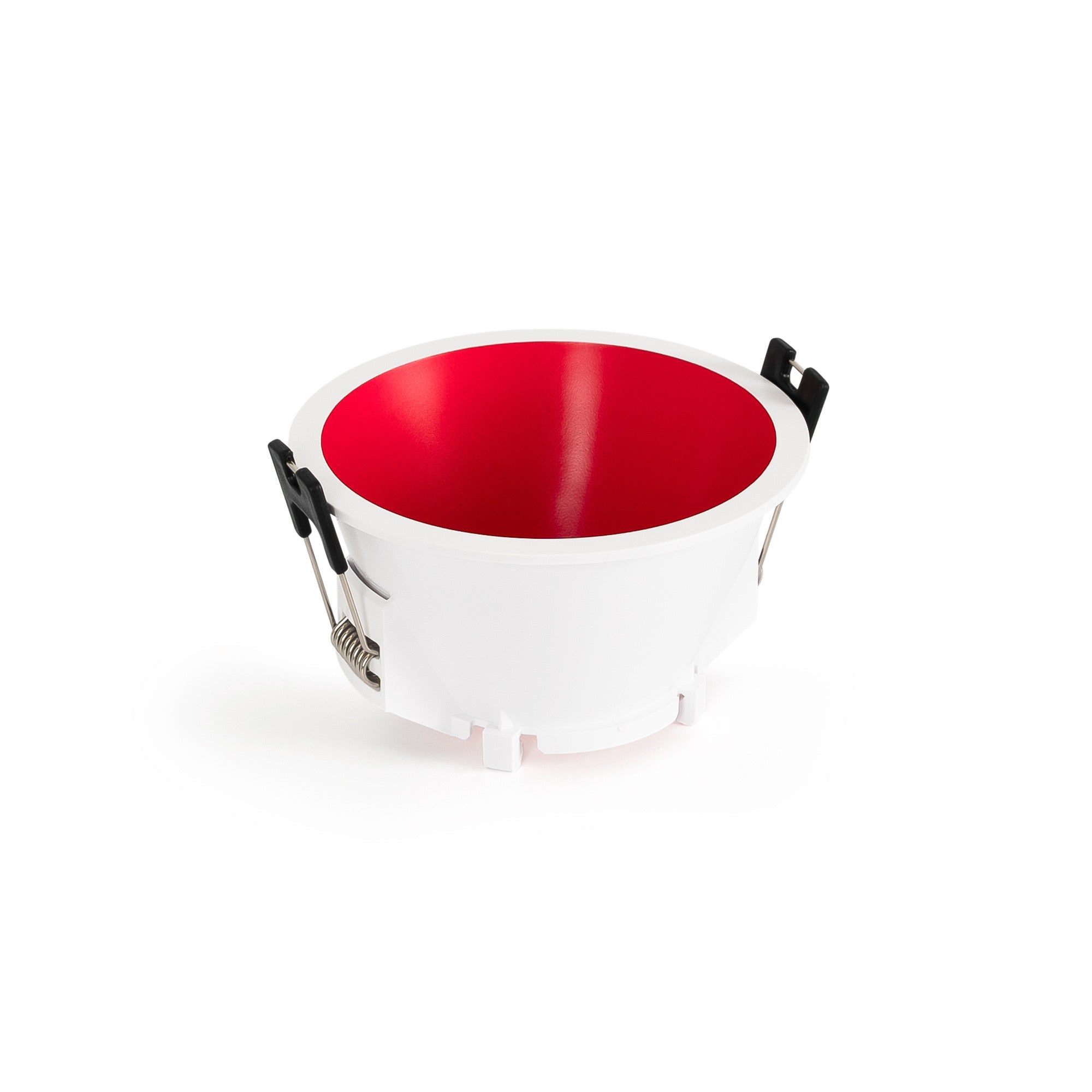 KIT Aro empotrable fijo Ø93mm + Bombilla GU10 5,4W + Portalámparas (31)