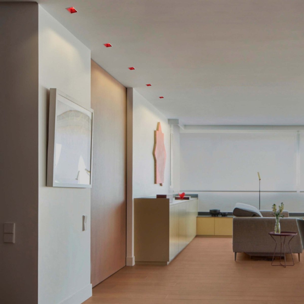 Aro downlight empotrable cuadrado - Bajo UGR - Corte 85 x 85mm - Barcelona Led-Accesorios