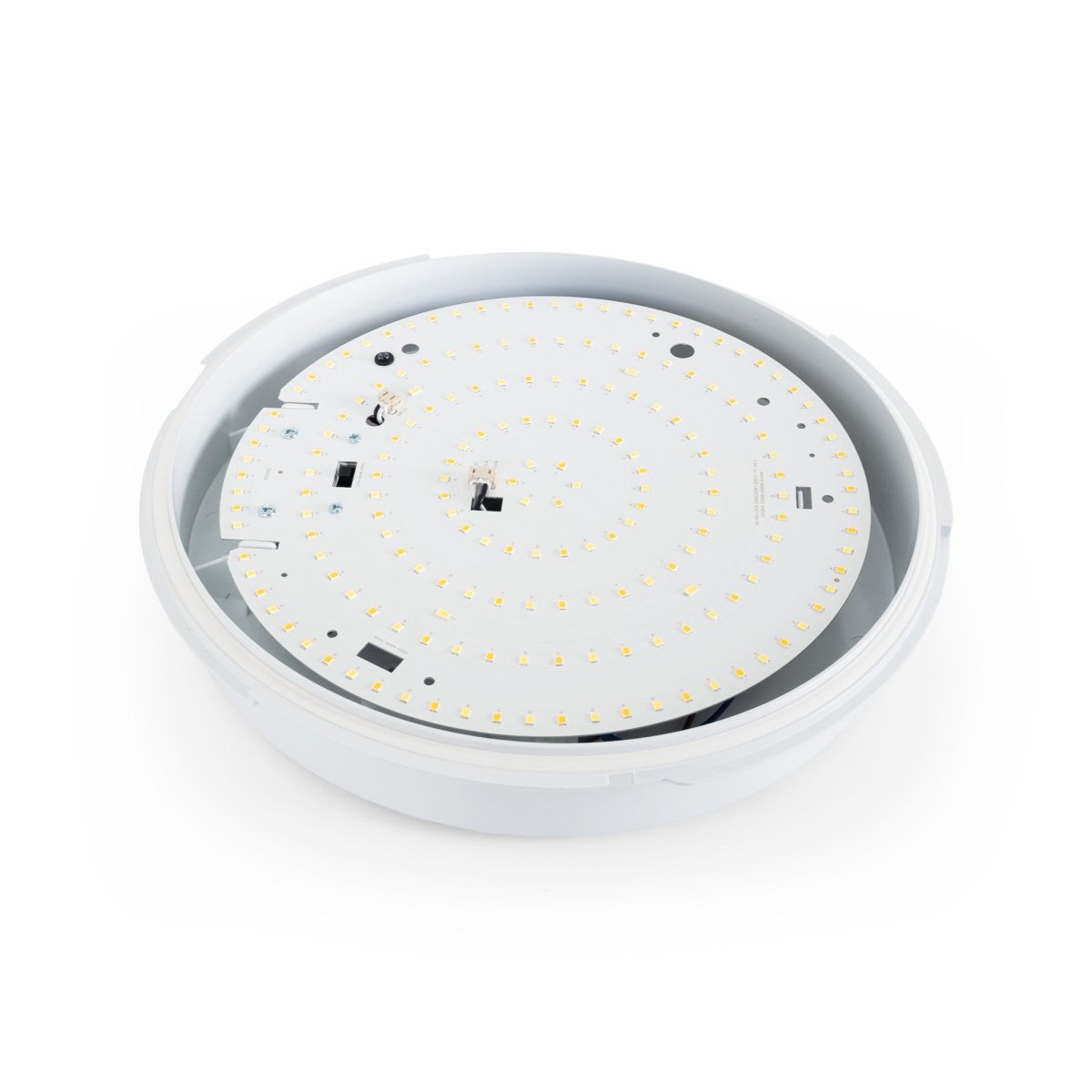 Plafón LED techo estanco / Luz de emergencia - CCT - Potencia ajustable 12W-16W - Ø31cm - IP65 - Barcelona Led-