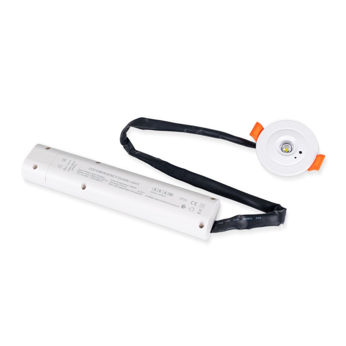 Luz de emergencia 3W tipo downlight - Autonomía 3hs - Ø60mm - Barcelona Led-