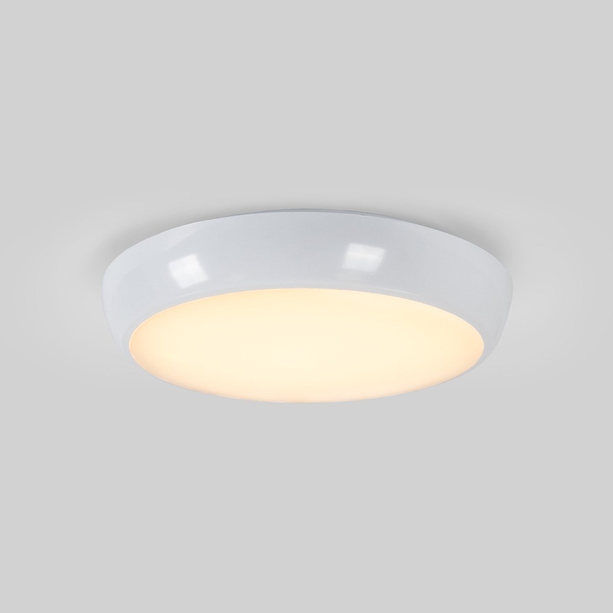 Plafón LED techo estanco / Luz de emergencia - CCT - Potencia ajustable 12W-16W - Ø31cm - IP65 - Barcelona Led-
