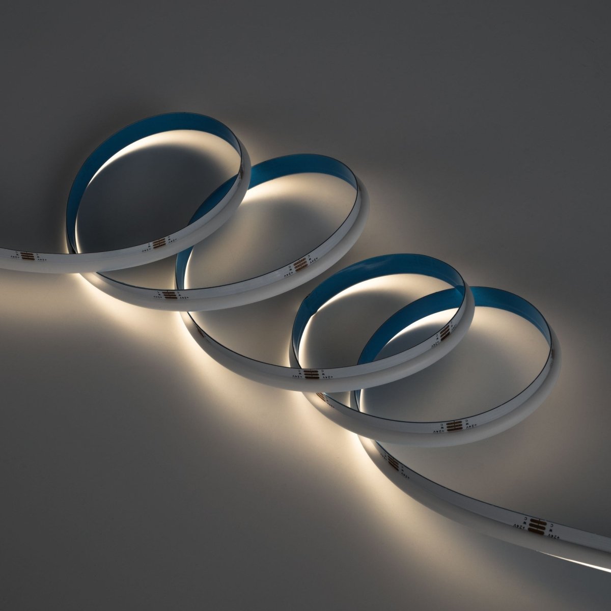 Tira LED COB 24V DC CCT - Emisión lateral - 12W/m - 10mm - IP20 - Corte c/ 5cm - Rollo de 5 metros - Barcelona Led-