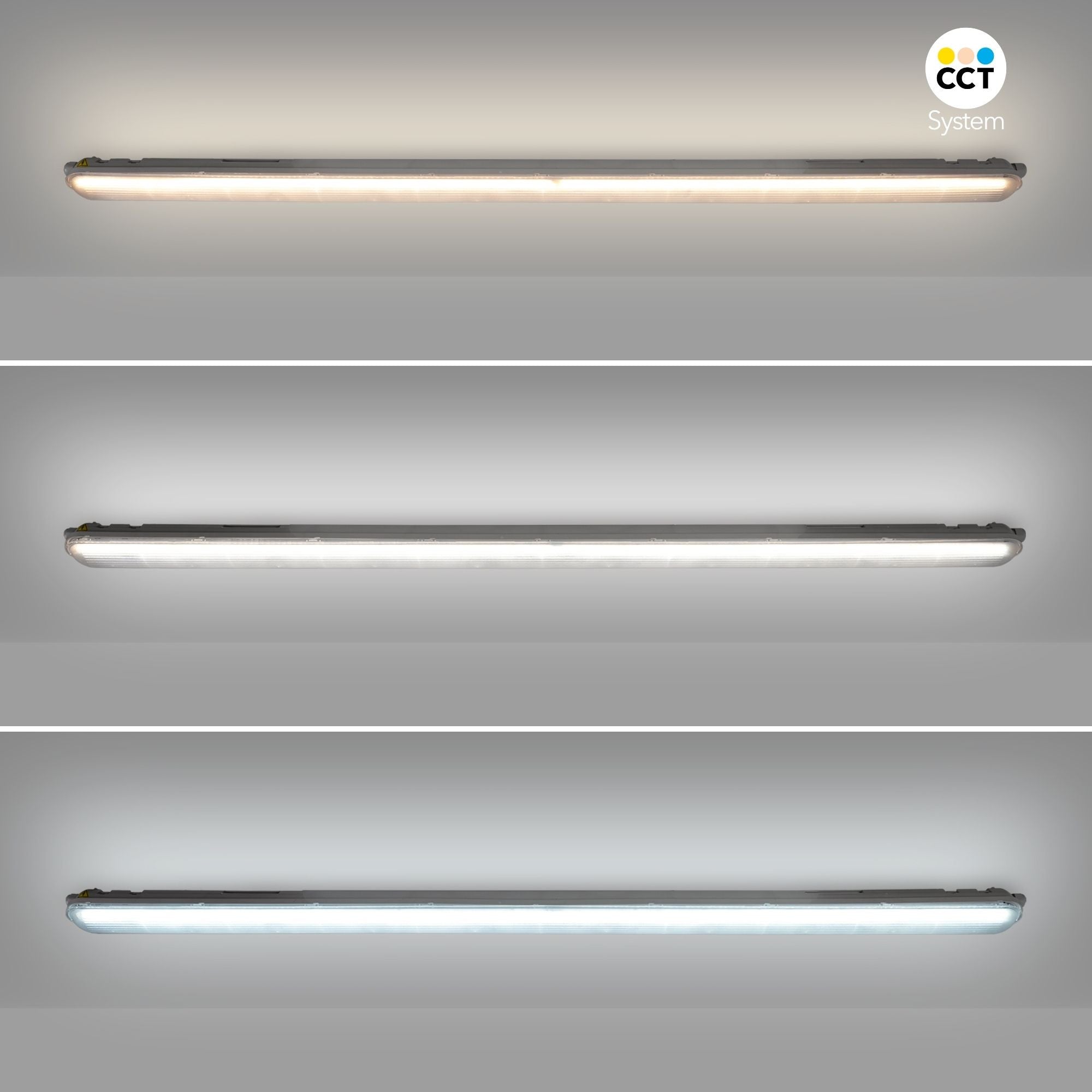 Pantalla estanca LED lineal enlazable- Regulable DALI - CCT - 150cm - 55W - Driver LIFUD - IP65 (9)