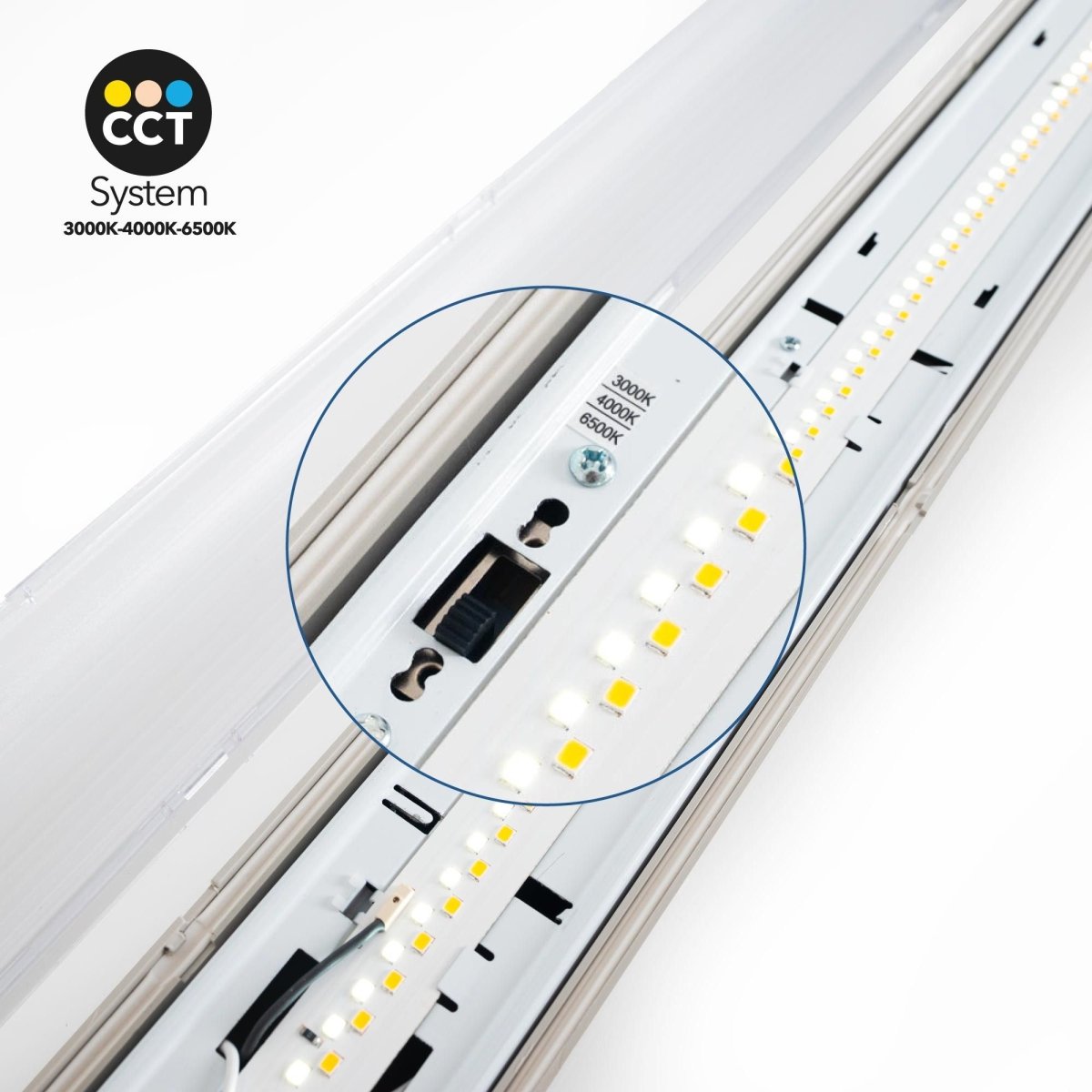Pantalla estanca LED / Luz de emergencia - CCT - 120cm - Conectable - 40W - IP65 - Barcelona Led-