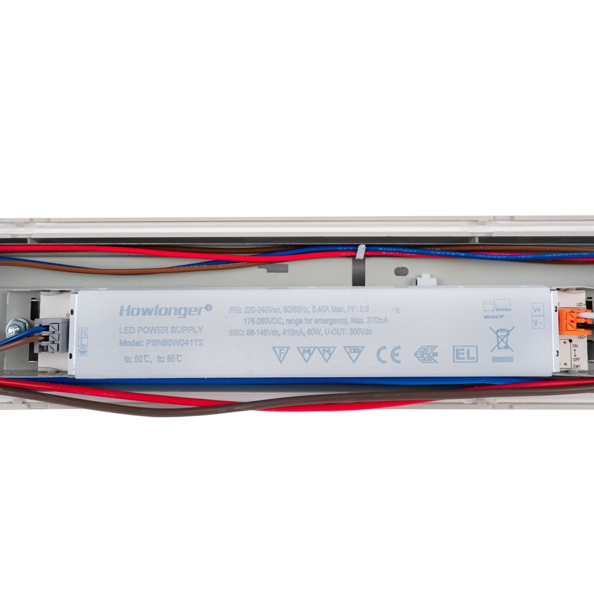 Pantalla estanca LED / Luz de emergencia - CCT - 150cm - Conectable 55W - IP65 - Barcelona Led-