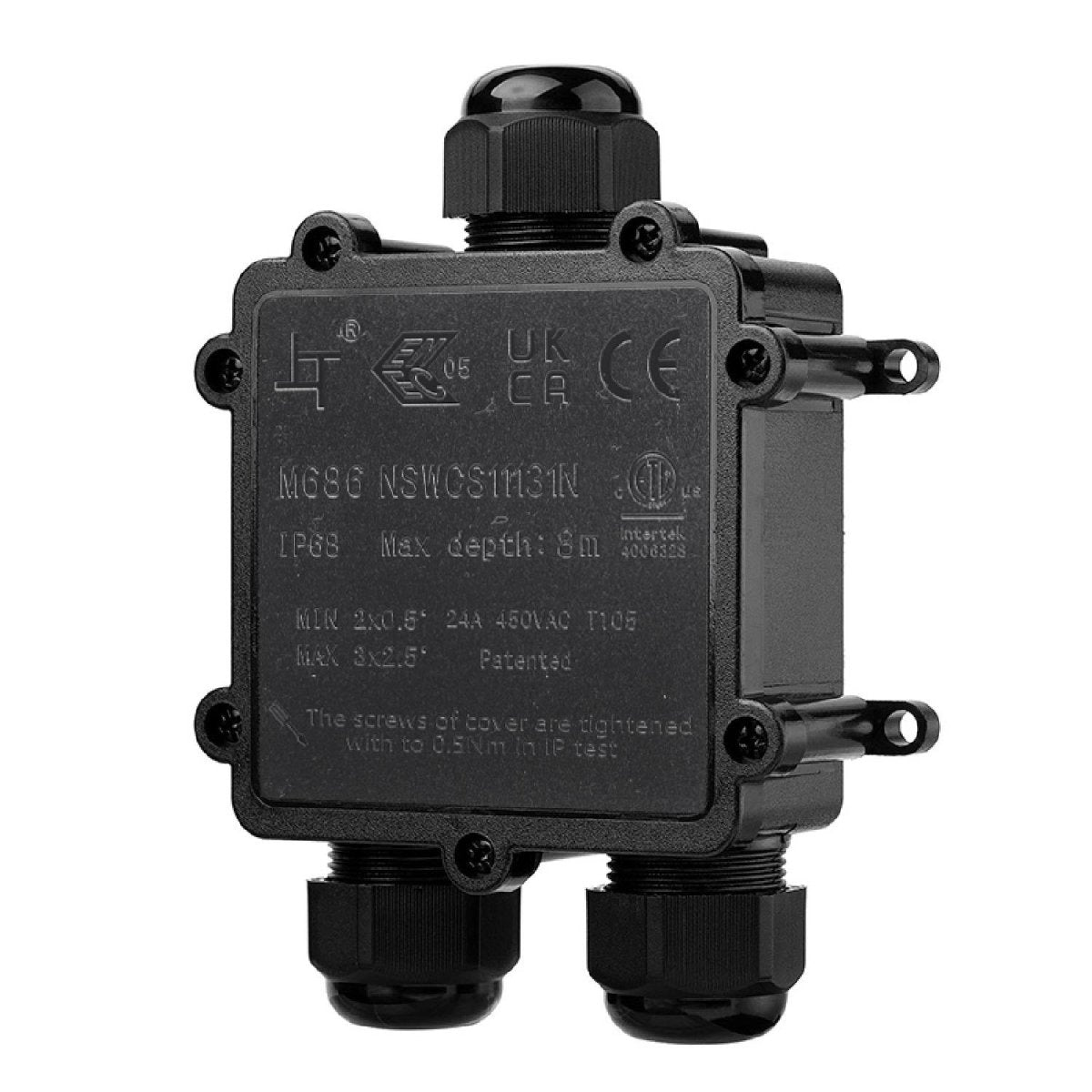 Caja de conexión impermeable en Y - IP68 - 0.5 - 2.5mm² - Barcelona Led-