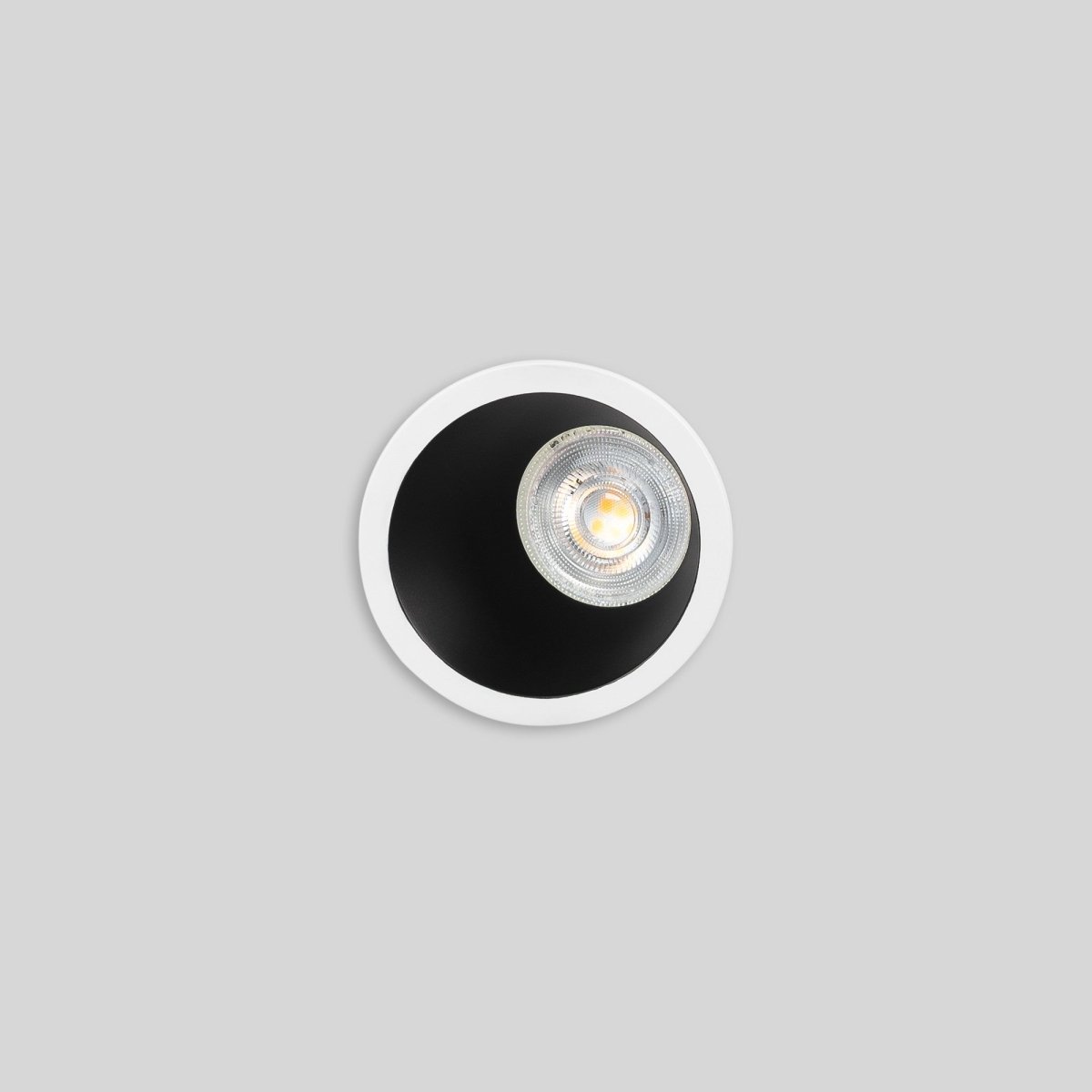 Aro downlight redondo asimétrico - Bajo UGR - Corte Ø75mm - Barcelona Led-Accesorios