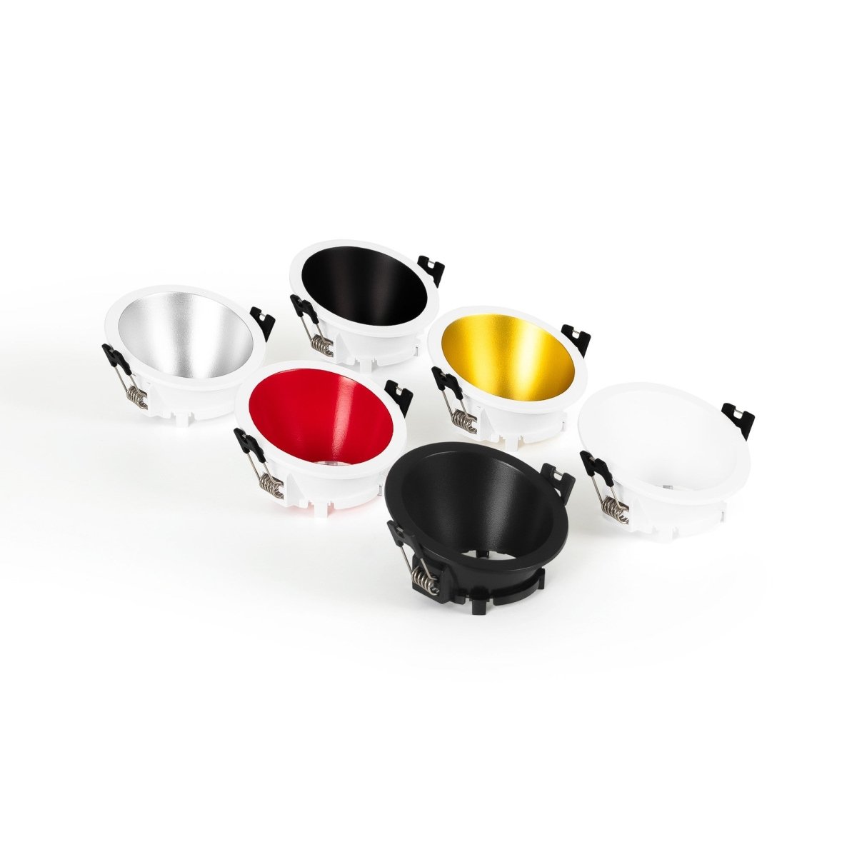 Aro downlight redondo asimétrico - Bajo UGR - Corte Ø75mm - Barcelona Led-Accesorios