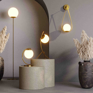 Aplique de pared bola cristal "Clara" - E14 (19)