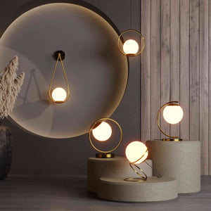 Aplique de pared bola cristal "Clara" - E14 (21)