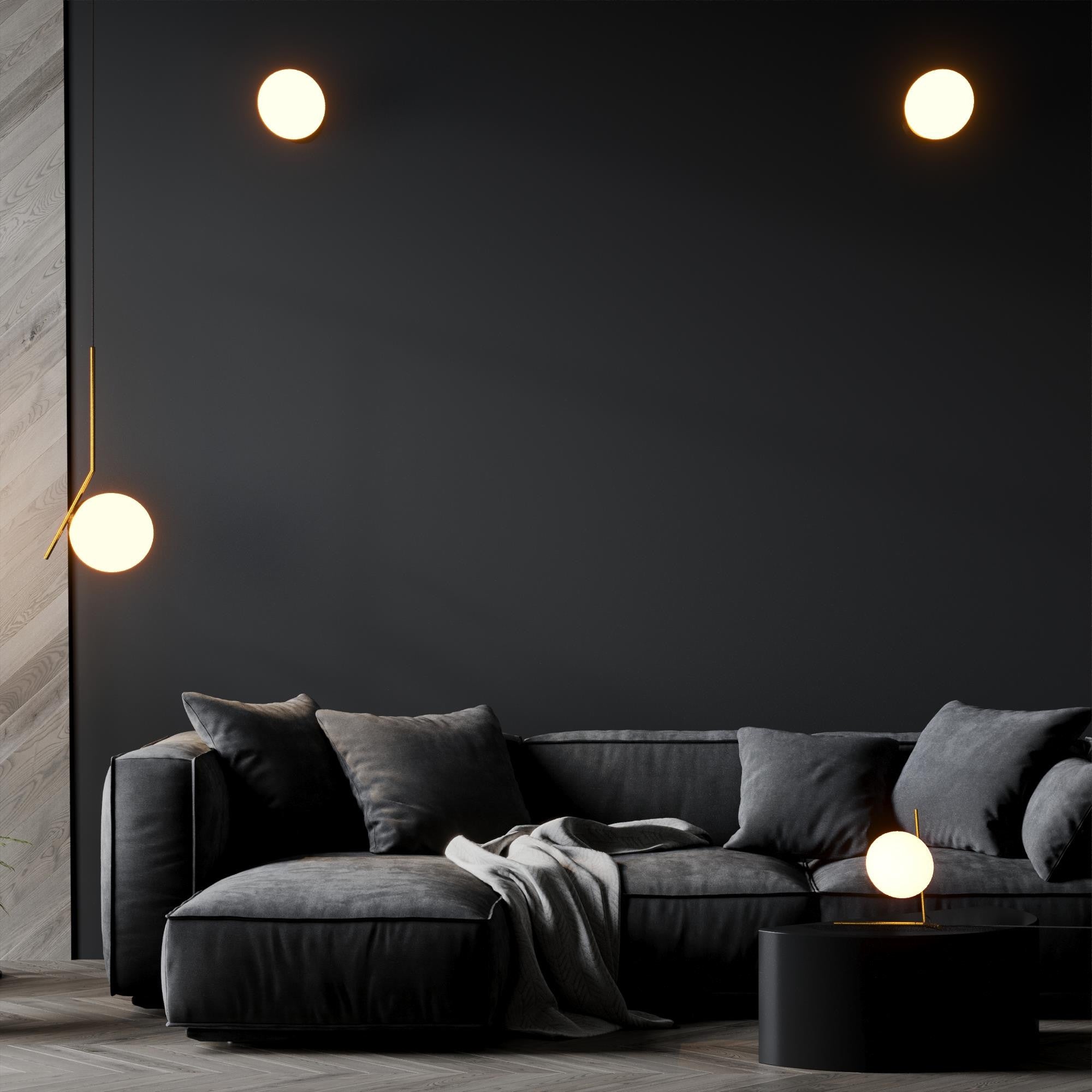 Aplique de pared bola cristal "Rober" (31)