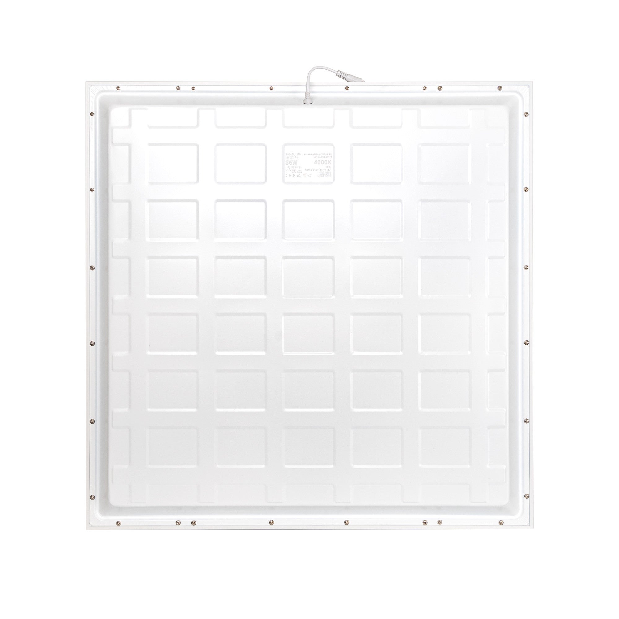 Panel LED empotrable Backlight 60x60cm - 36W - IP54 - Driver Philips - UGR22 (14)