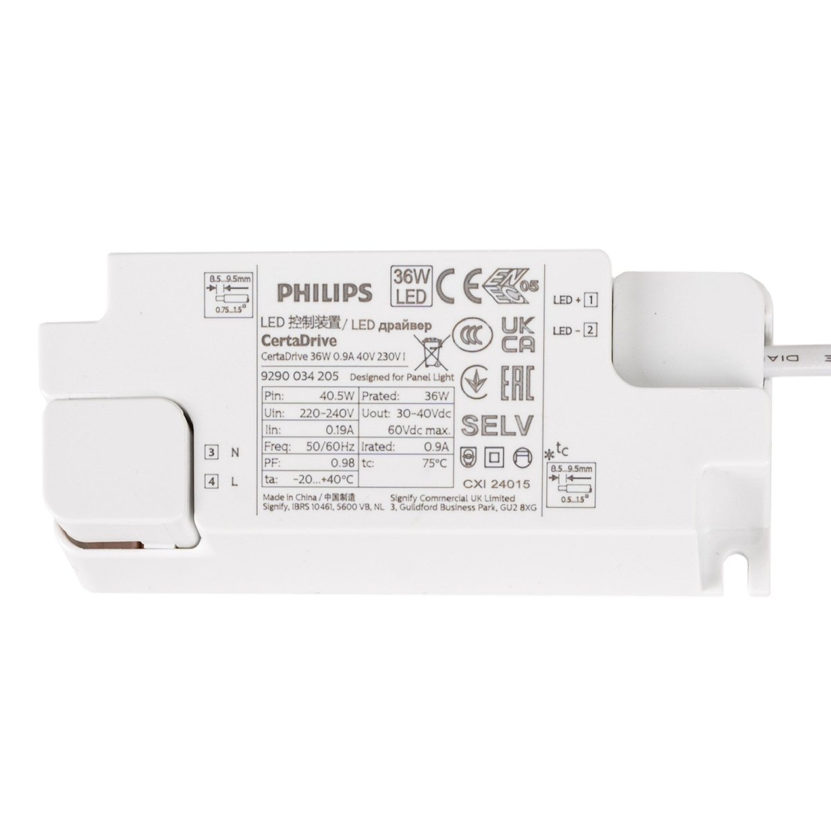 Panel LED empotrable Backlight 60x60cm - UGR18 - 36W - IP40 - Driver Philips - Barcelona Led-