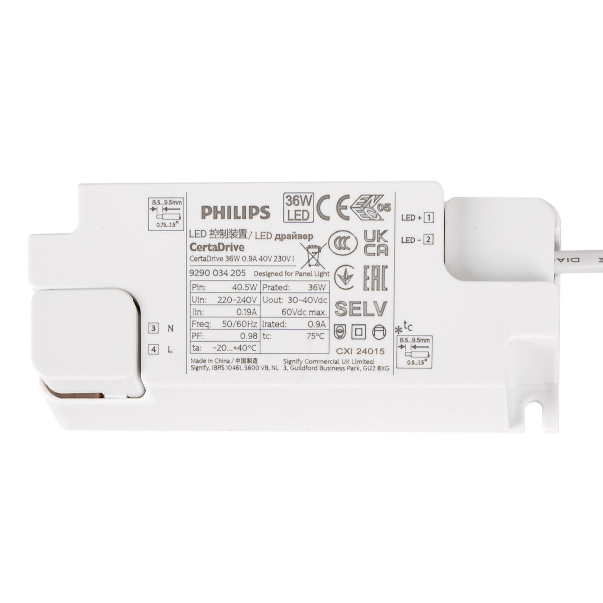Panel LED empotrable Backlight 60x60cm - 36W - IP54 - Driver Philips - UGR22 (15)