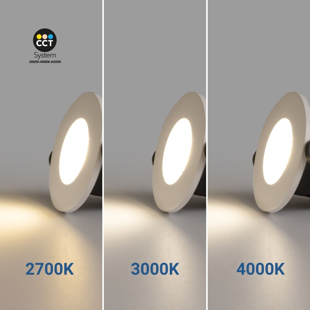 Downlight LED 6W CCT - TRIAC regulable - Corte Ø68mm - IP65 - Barcelona Led-