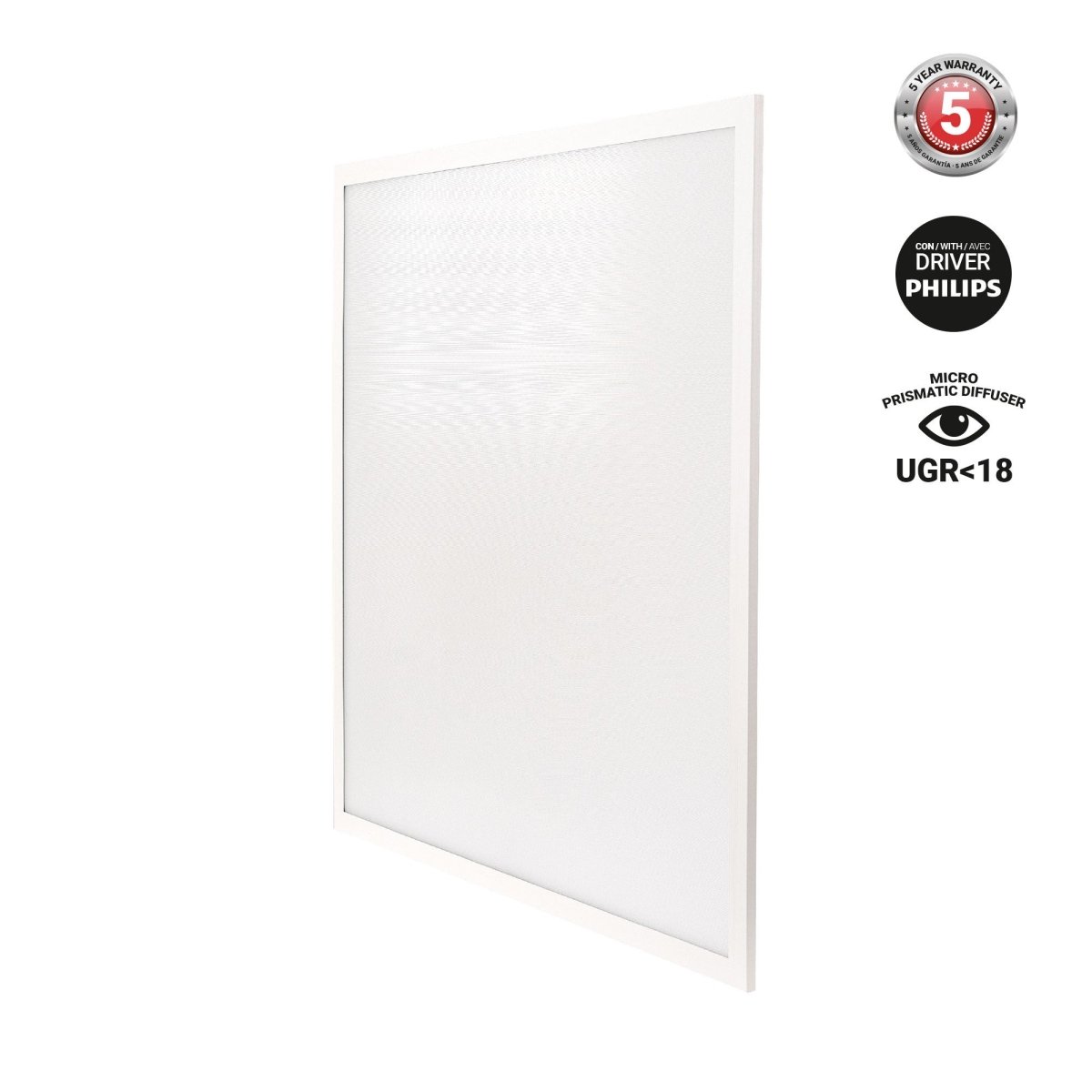 Panel LED empotrable Backlight 60x60cm - UGR18 - 36W - IP40 - Driver Philips - Barcelona Led-