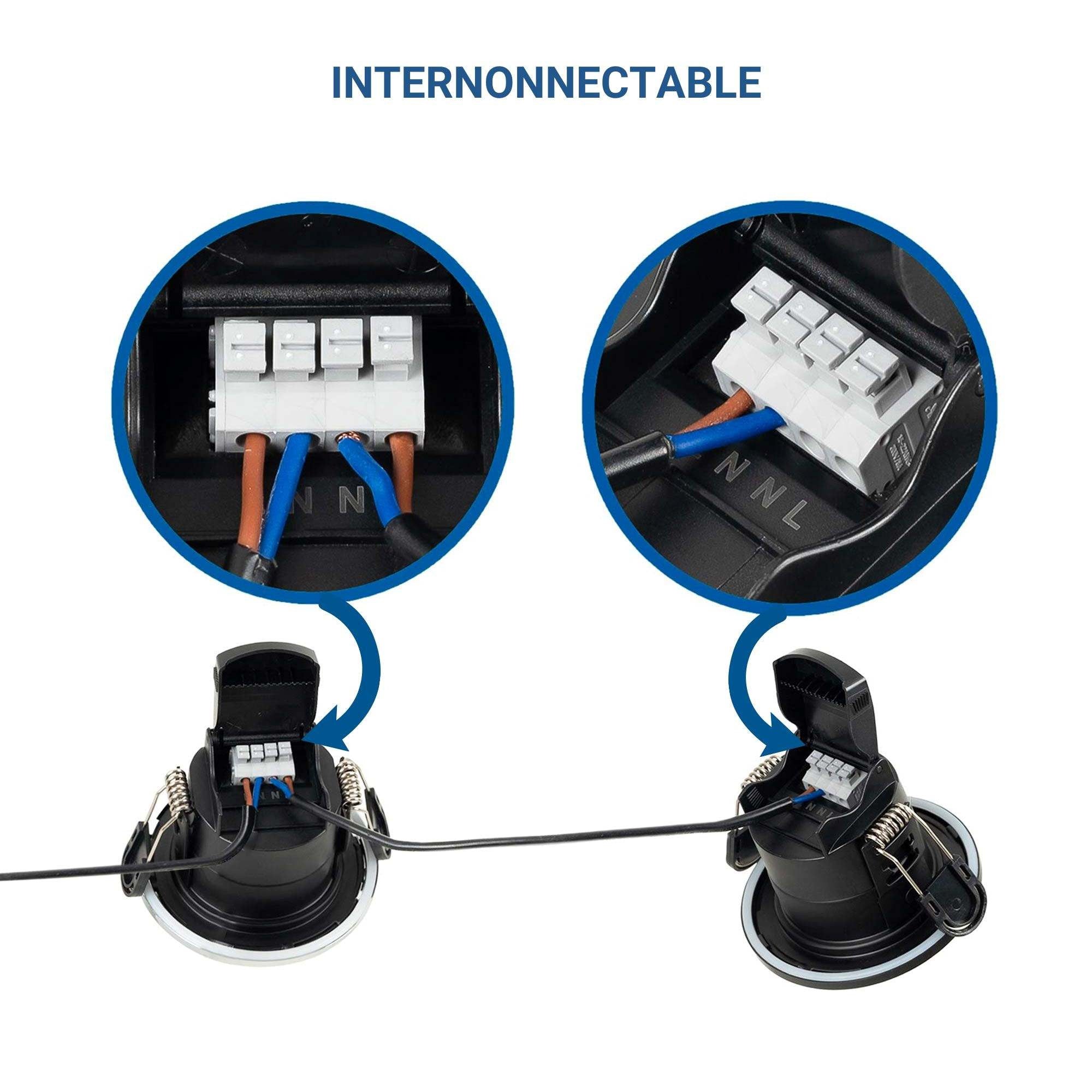 Downlight LED 6W CCT - TRIAC regulable - Corte Ø68mm - IP65 (20)