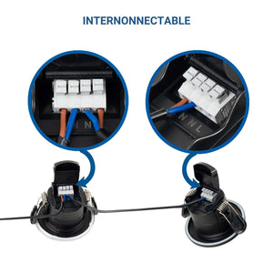 Downlight LED 6W CCT - TRIAC regulable - Corte Ø68mm - IP65 - Cromo (3)