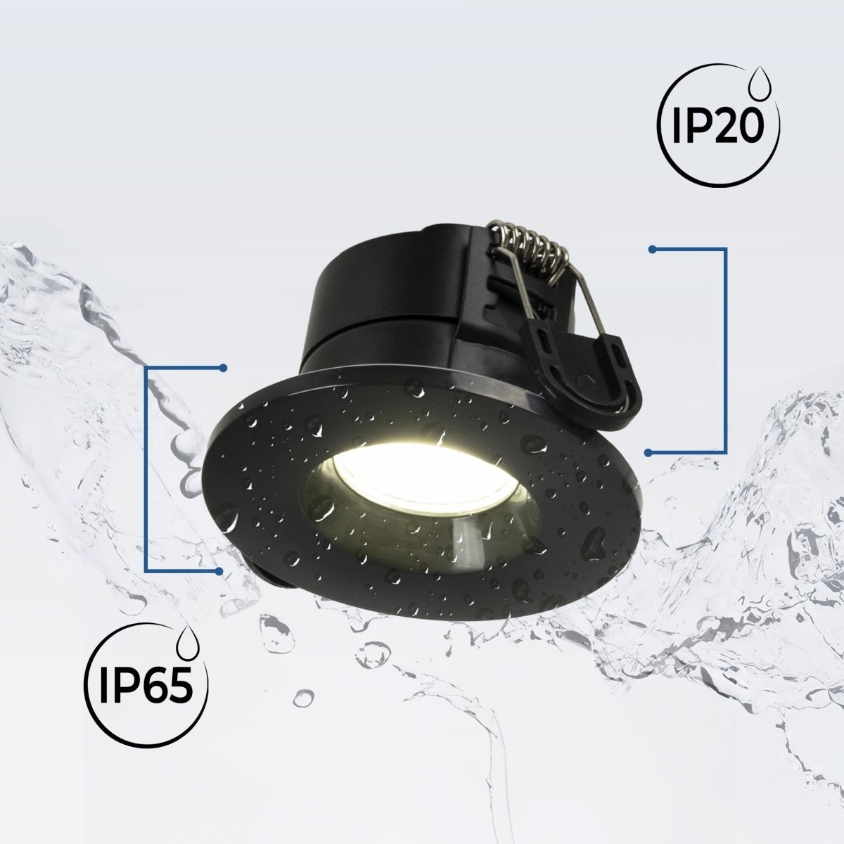 Downlight LED 6W CCT - TRIAC regulable - Corte Ø68mm - IP65 - Barcelona Led-
