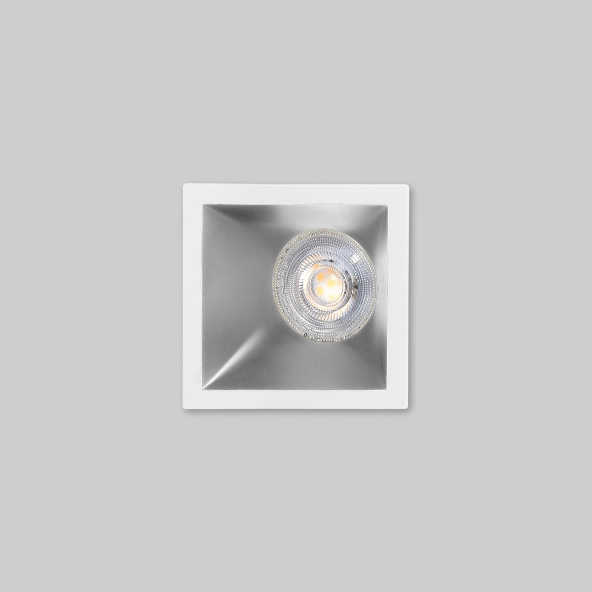 Aro downlight cuadrado asimétrico - Bajo UGR - Corte 75 x 75mm - Barcelona Led-Accesorios