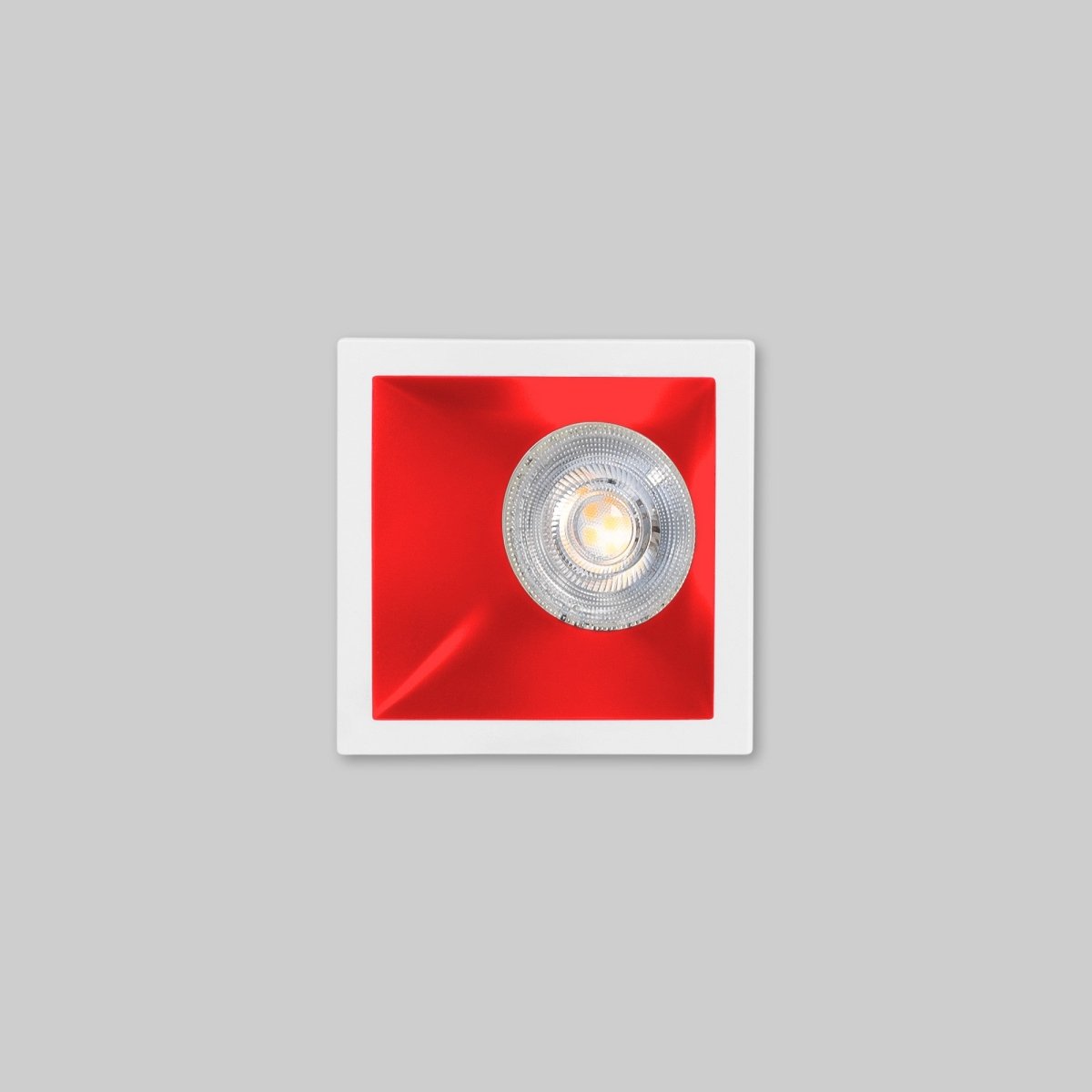 Aro downlight cuadrado asimétrico - Bajo UGR - Corte 75 x 75mm - Barcelona Led-Accesorios
