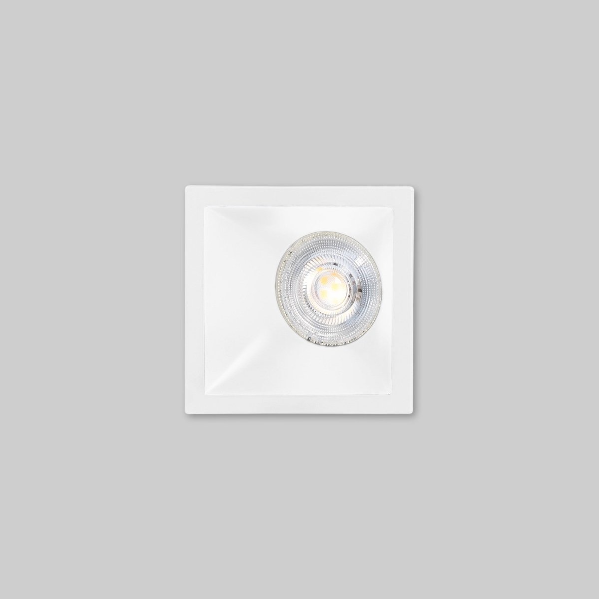 Aro downlight cuadrado asimétrico - Bajo UGR - Corte 75 x 75mm - Barcelona Led-Accesorios