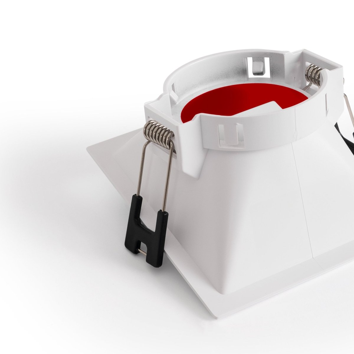 Aro downlight cuadrado asimétrico - Bajo UGR - Corte 75 x 75mm - Barcelona Led-Accesorios
