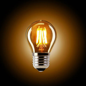 Bombilla Retro Vintage esférica E27 G45 4W de filamento (6)