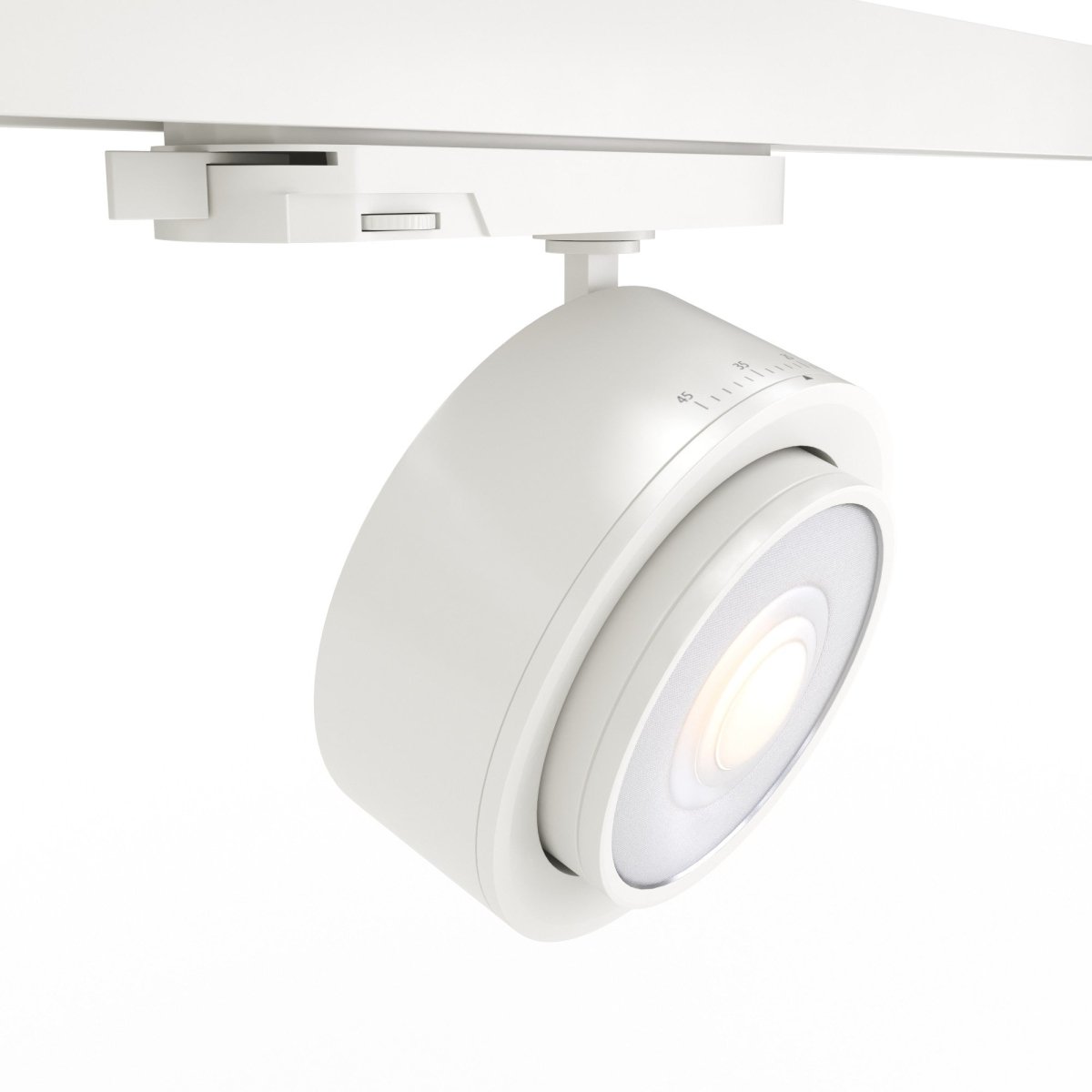 Proyector LED circular para carril trifásico 35W - ZOOM 15º- 45º - 4000K - CRI 90 - Barcelona Led-