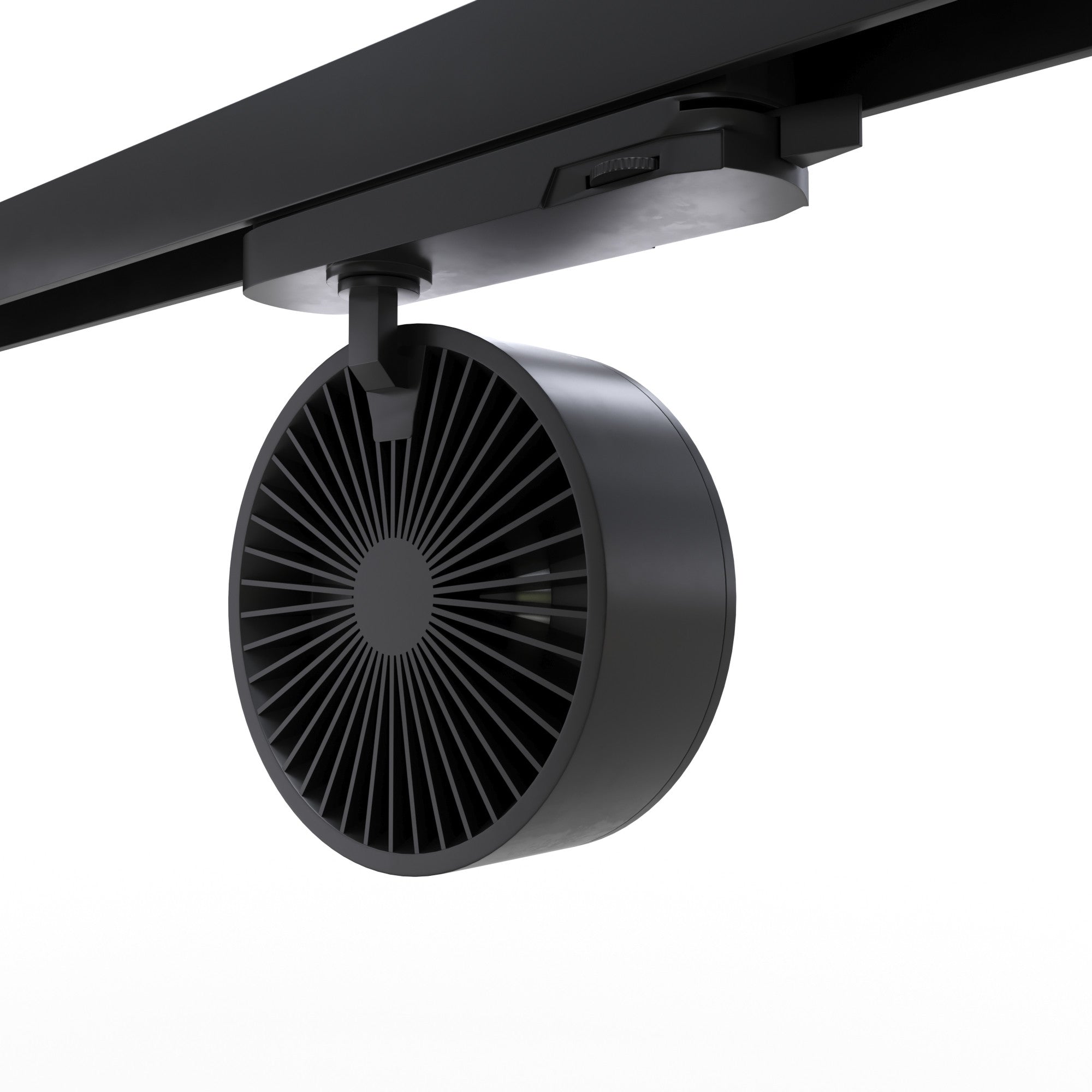 Proyector LED circular para carril trifásico 35W - ZOOM 15º- 45º - 4000K - CRI 90 (6)