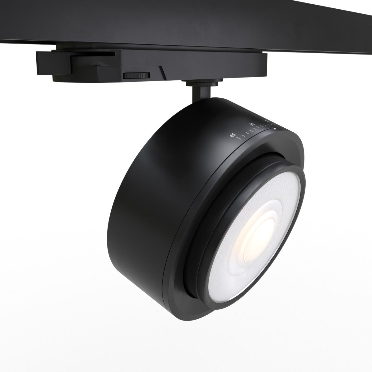 Proyector LED circular para carril trifásico 35W - ZOOM 15º- 45º - 4000K - CRI 90 - Barcelona Led-