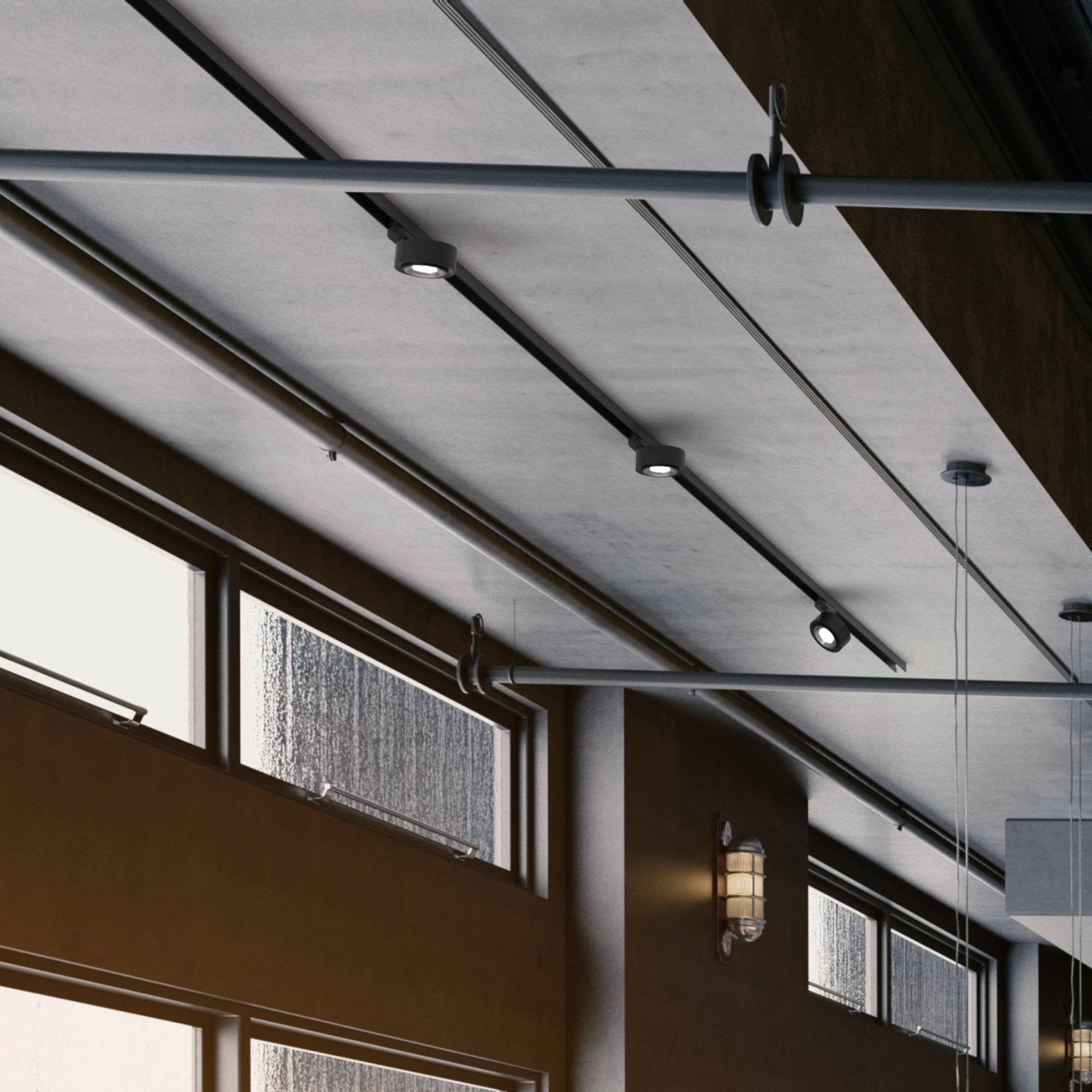 Proyector LED circular para carril trifásico 35W - ZOOM 15º- 45º - 4000K - CRI 90 (16)