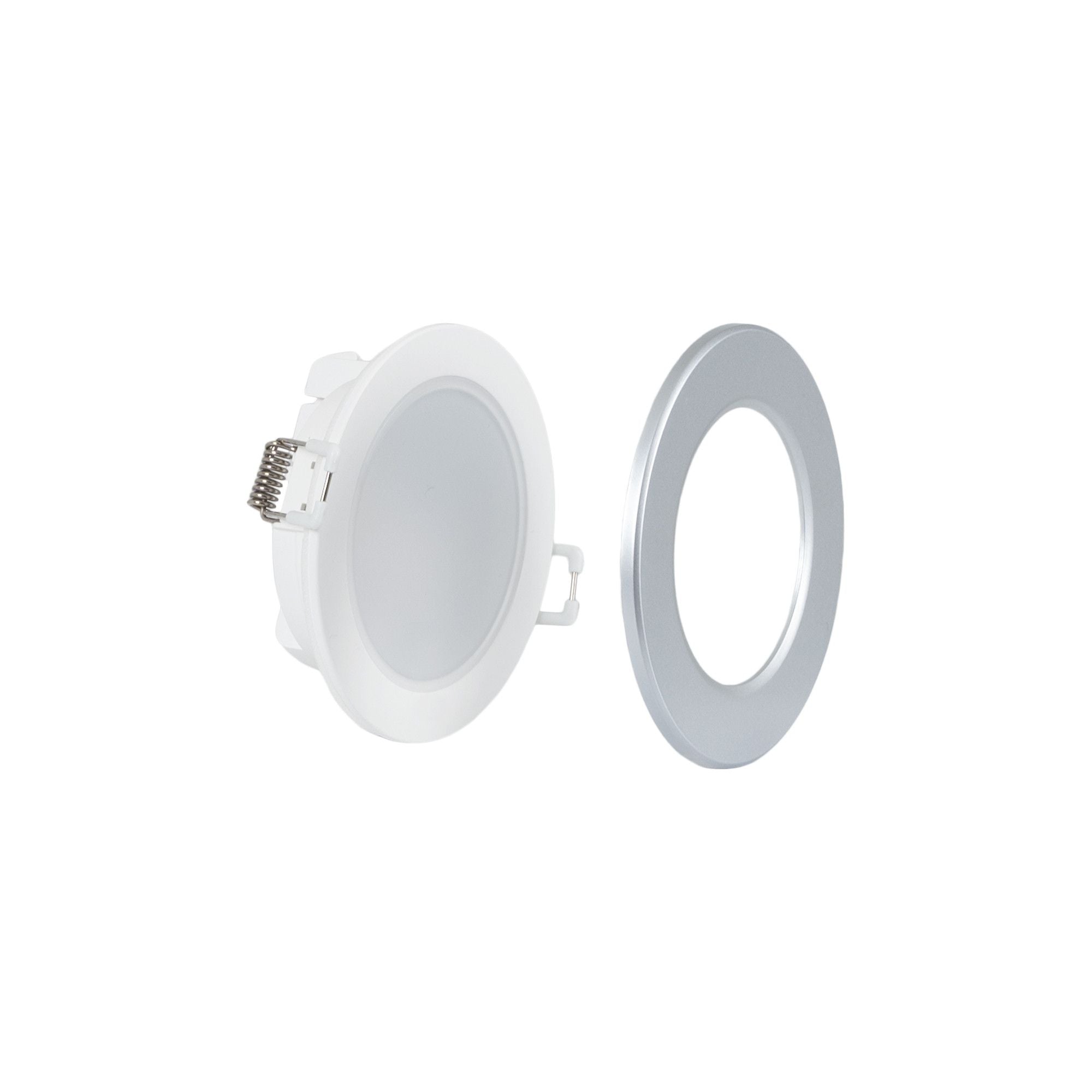 Kit Downlight LED exterior 5W - IP65 -  3000K + Aro intercambiable - TRIAC regulable - Corte Ø68mm (24)