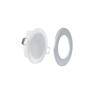 Kit Downlight LED exterior 5W - IP65 -  3000K + Aro intercambiable - TRIAC regulable - Corte Ø68mm (24)