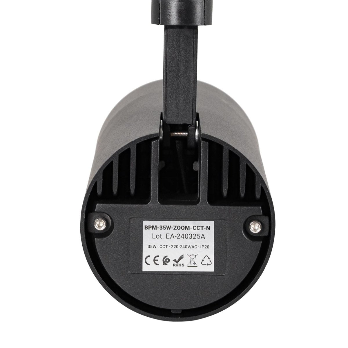 Proyector LED para carril Monofasico 35W CCT - ZOOM 20º- 60º - CRI 90 - Barcelona Led-